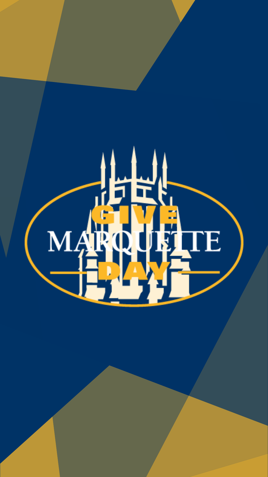 Give Marquette Day 2022 graphic for Instagram Story
