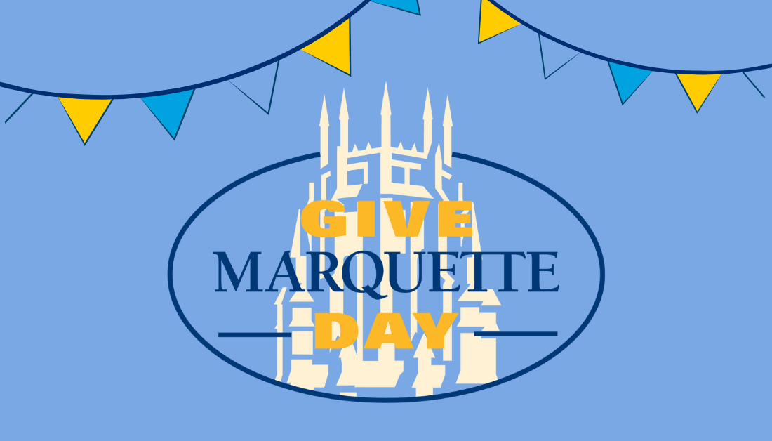 Give Marquette Day 2022 graphic for Facebook, Twitter, Linkedin