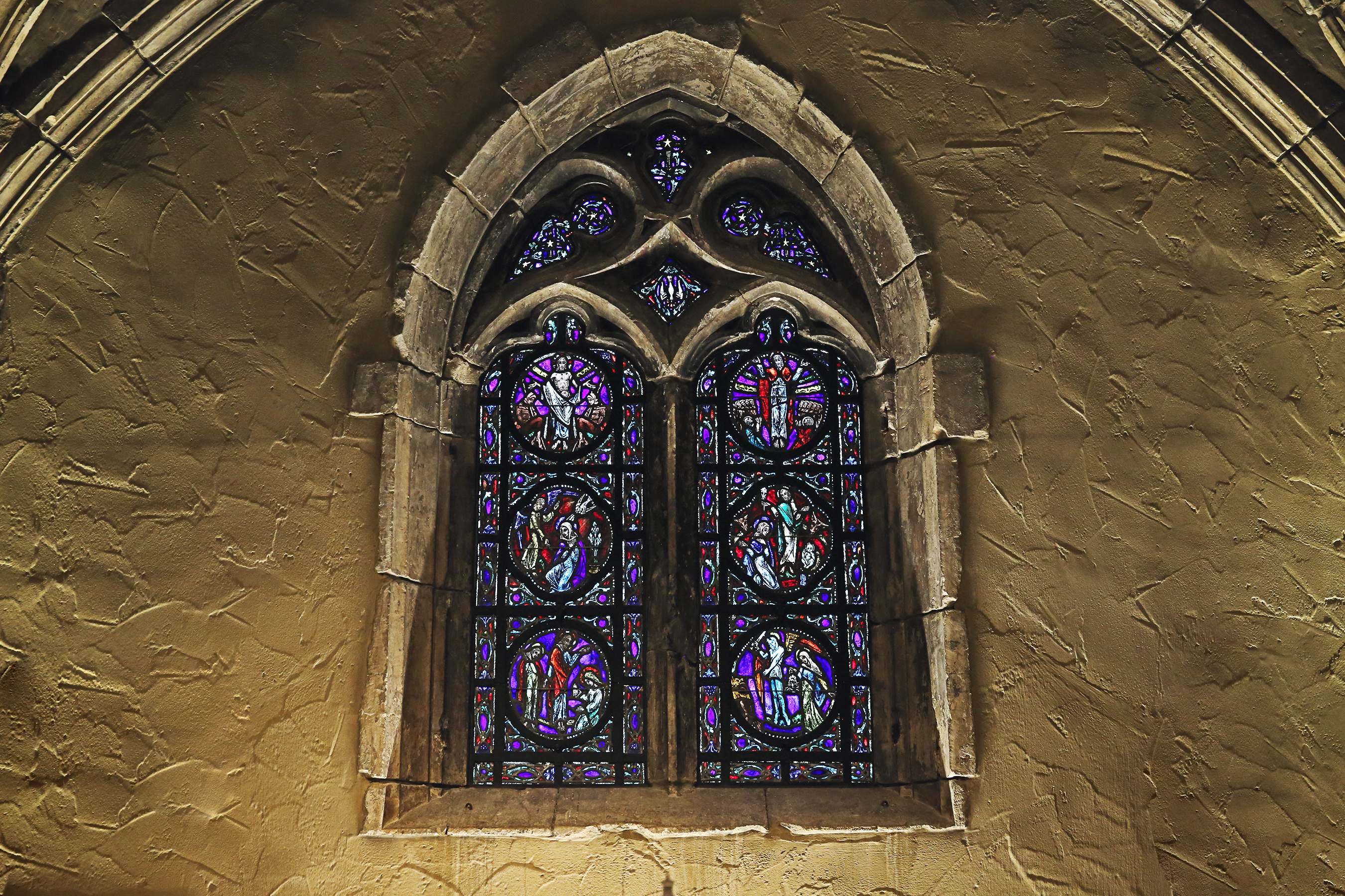St. Joan of Arc Chapel stained glass window