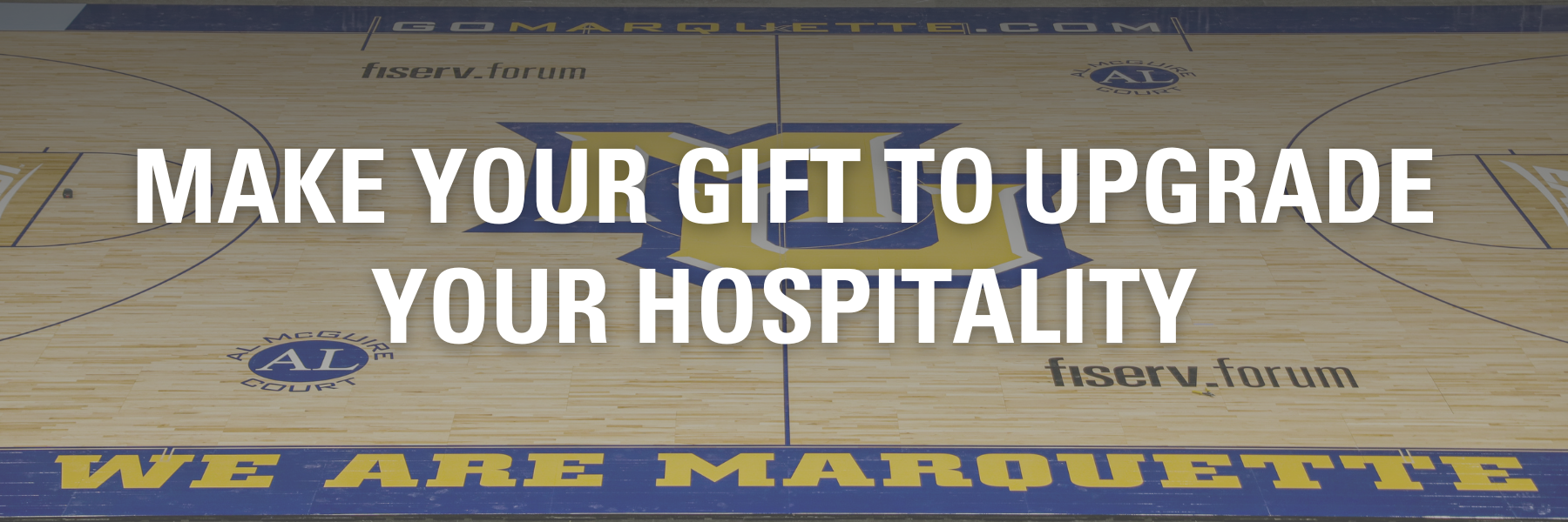 Make your gift to upgrade your hospitality