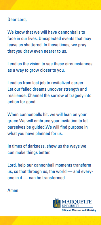 Prayer card screenshot